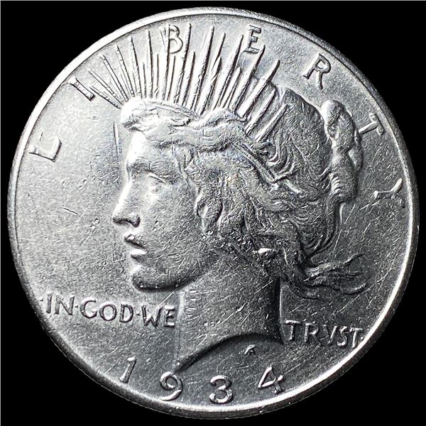 1934-S Peace Silver Dollar CLOSELY  UNCIRCULATED