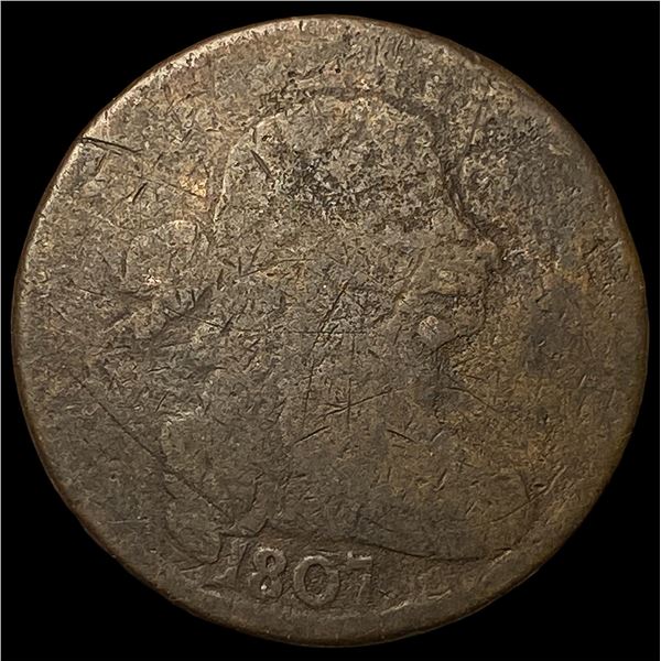 1807 Draped Bust Large Cent NICELY CIRCULATED