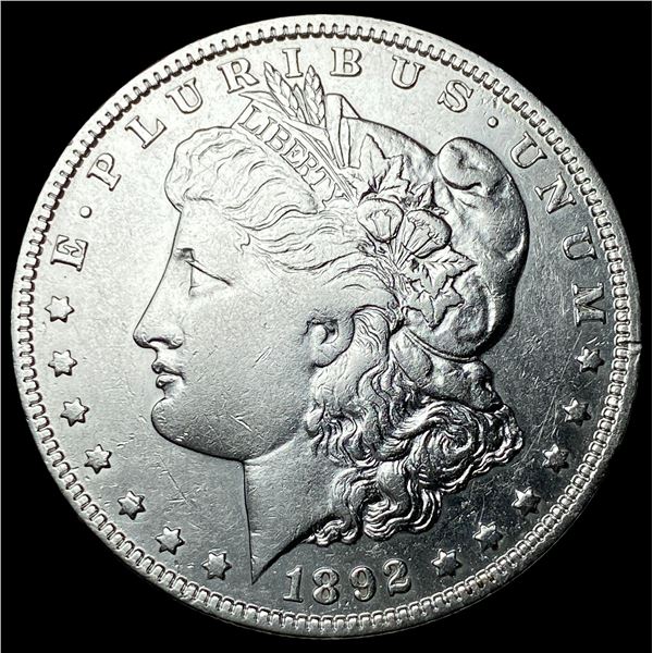 1892-O Silver Morgan Dollar NEARLY  UNCIRCULATED