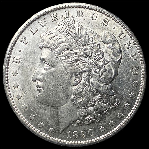1890-S Silver Morgan Dollar CHOICE AU
