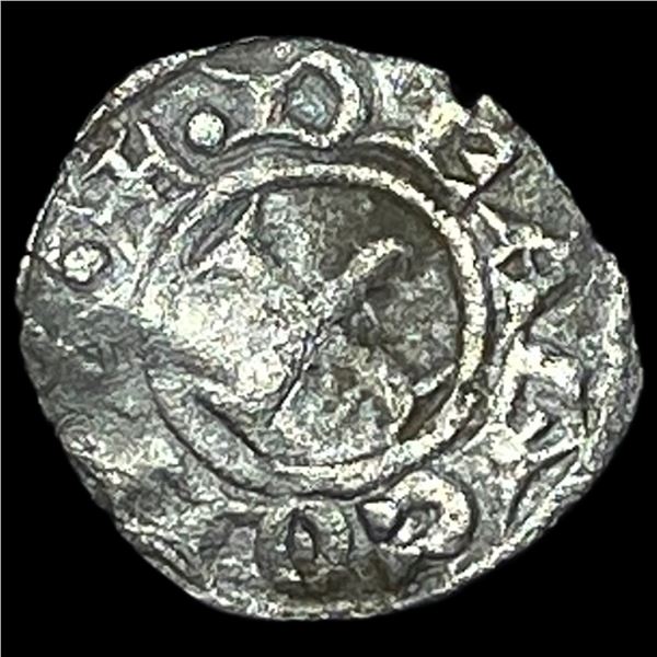 Italy, Ancona 1300's Billon Denaro NEARLY  UNCIRCULATED