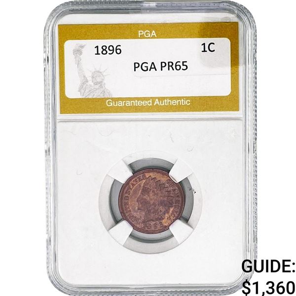 1896 Indian Head Cent PGA PR65