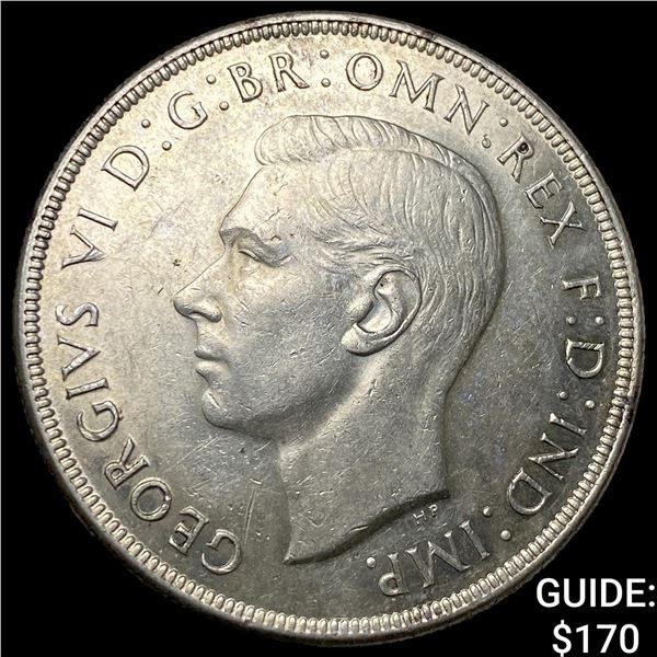 1937 Australia Silver Crown UNCIRCULATED
