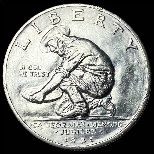 1925-S Silver California Jubilee Half Dollar  UNCIRCULATED