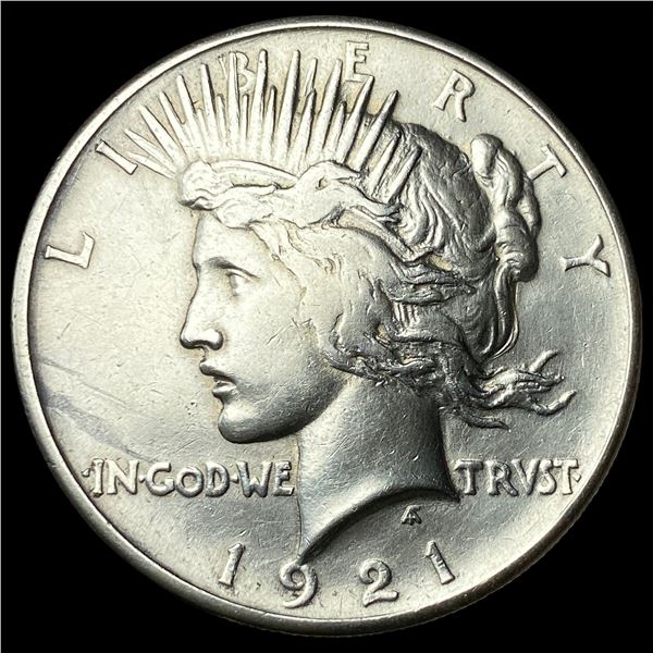 1921 Silver Peace Dollar CLOSELY UNCIRCULATED