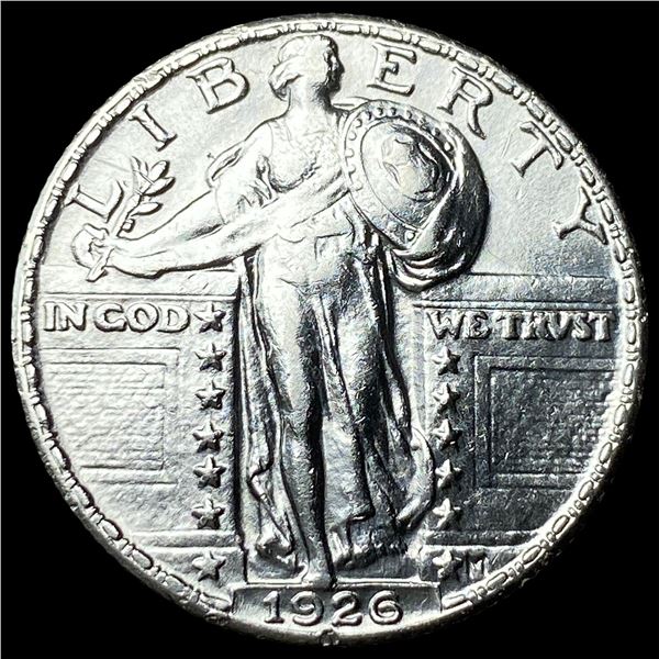 1926 Standing Liberty Silver Quarter CLOSELY  UNCIRCULATED