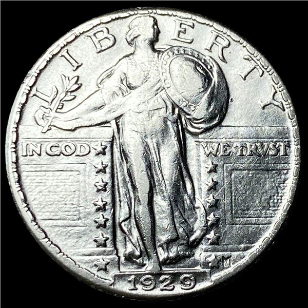 1929 Standing Liberty Silver Quarter CLOSELY  UNCIRCULATED