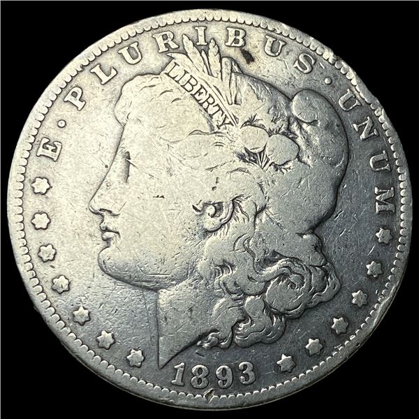 1893 Silver Morgan Dollar NICELY CIRCULATED