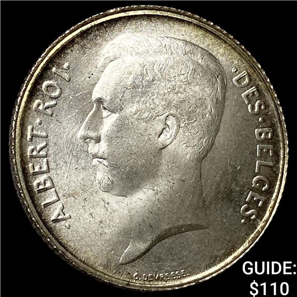 1910 France Silver 1 Franc UNCIRCULATED