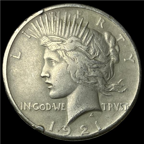 1921 Silver Peace Dollar NEARLY UNCIRCULATED