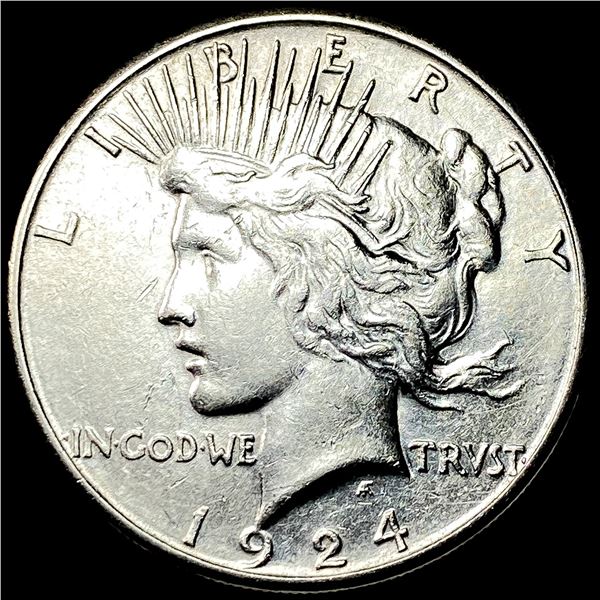 1924-S Silver Peace Dollar CLOSELY UNCIRCULATED