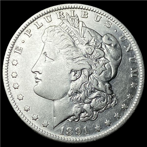 1891-O Silver Morgan Dollar NEARLY  UNCIRCULATED