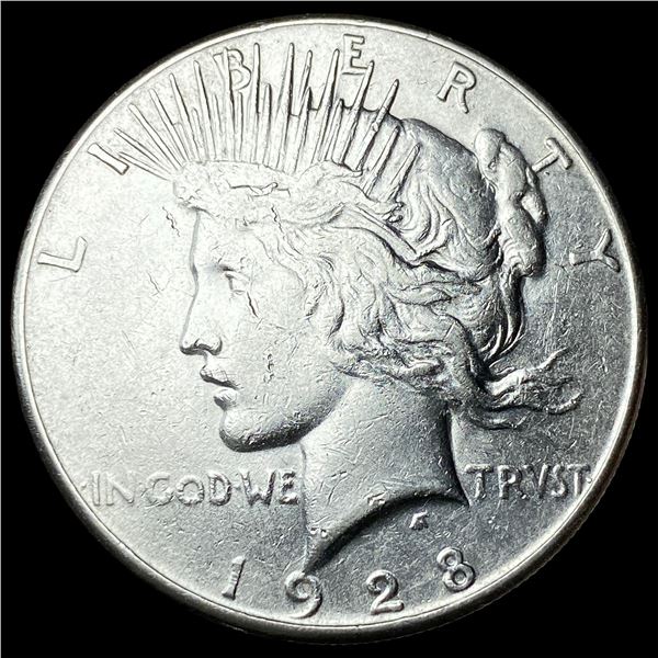 1928-S Silver Peace Dollar CLOSELY  UNCIRCULATED