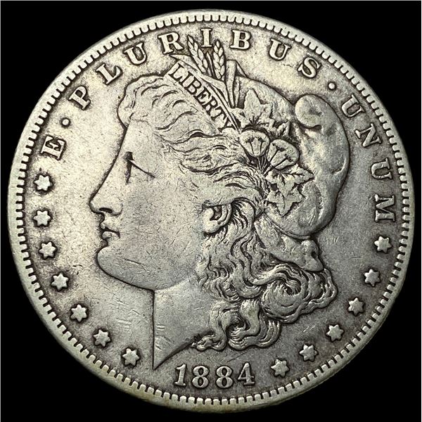 1884-S Silver Morgan Dollar LIGHTLY  CIRCULATED