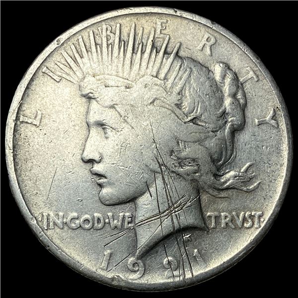 1921 Silver Peace Dollar NICELY CIRCULATED