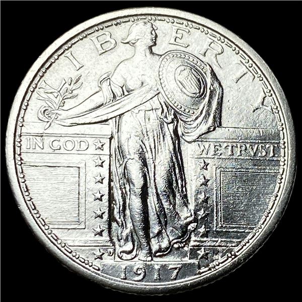 1917-D Type 1 Standing Liberty Quarter  CLOSELY UNCIRCULATED