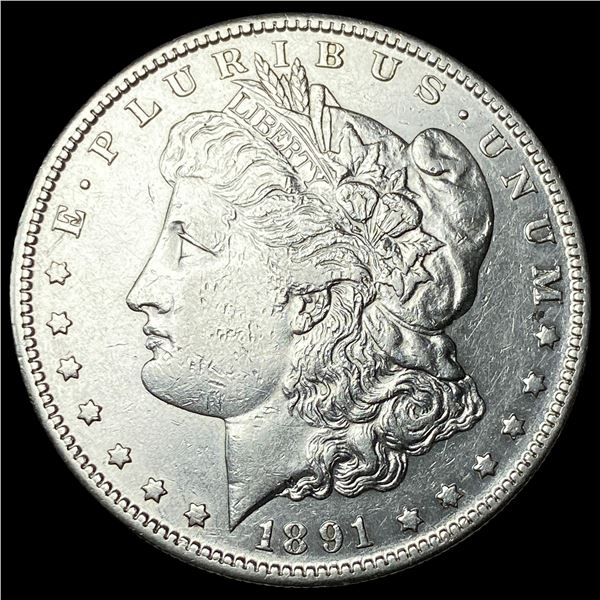 1891-S Silver Morgan Dollar CLOSELY  UNCIRCULATED