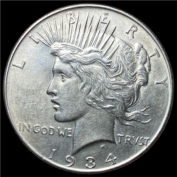 1934 Peace Silver Dollar CLOSELY UNCIRCULATED