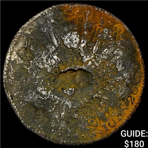 Japan Meji Period Silver 1 Yen Chopmarks  NEARLY UNCIRCULATED