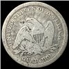 Image 2 : 1853 Arrows/Rays Seated Liberty Quarter  NICELY CIRCULATED