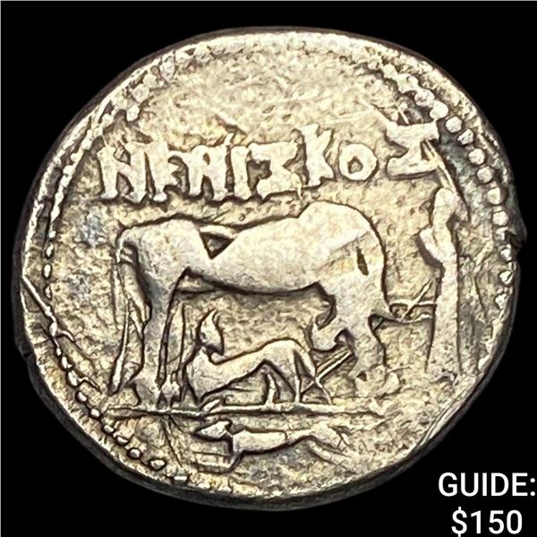 Illyria 260-167/98 BC Silver Drachm NEARLY  UNCIRCULATED