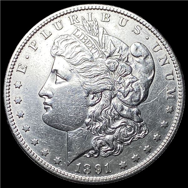 1891-S Silver Morgan Dollar CLOSELY  UNCIRCULATED