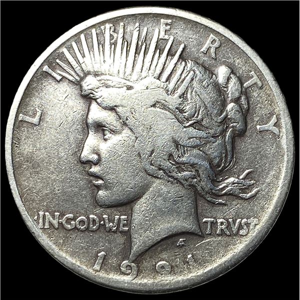 1921 Silver Peace Dollar LIGHTLY CIRCULATED