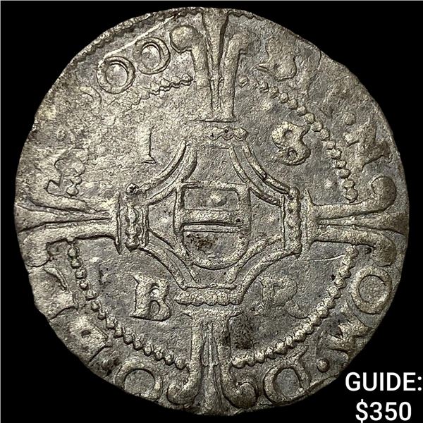 1600 Netherlands Silver 1 Stuiver Groningen  CLOSELY UNCIRCULATED