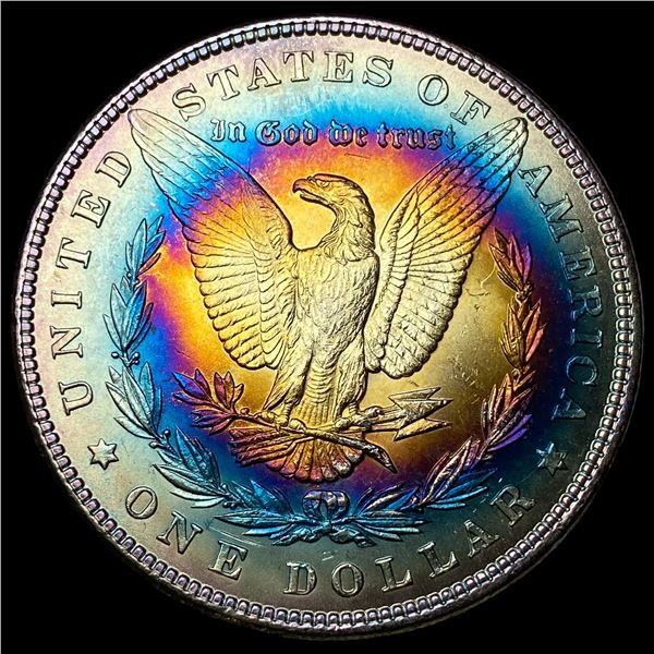 1883 Toned Silver Morgan Dollar UNCIRCULATED