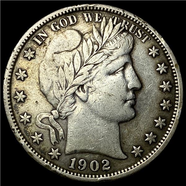 1902 Barber Half Dollar NEARLY UNCIRCULATED