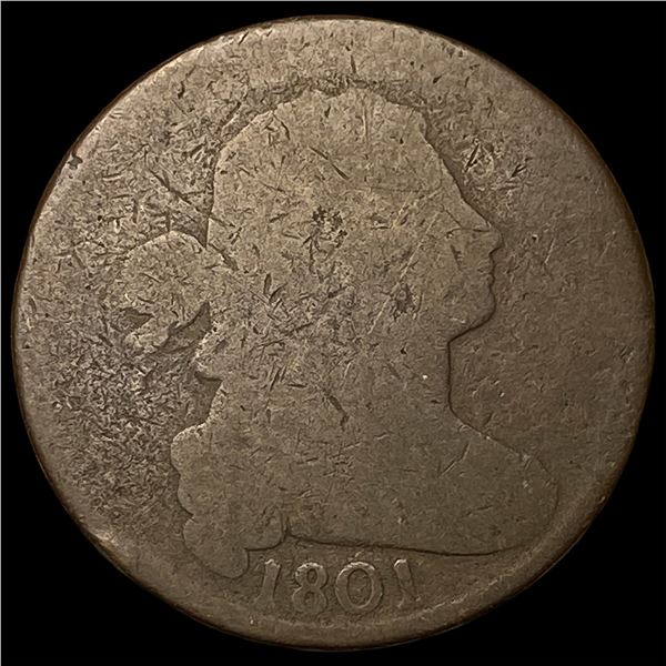 1801 Draped Bust Large Cent NICELY CIRCULATED