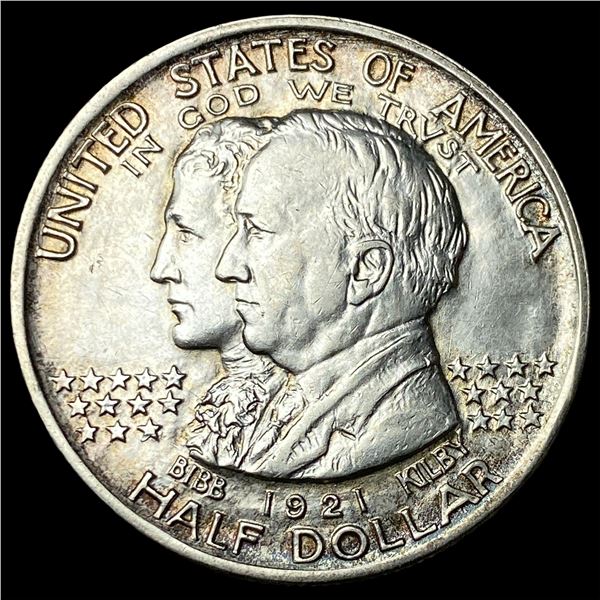 1921 Silver Alabama Half Dollar CLOSELY  UNCIRCULATED