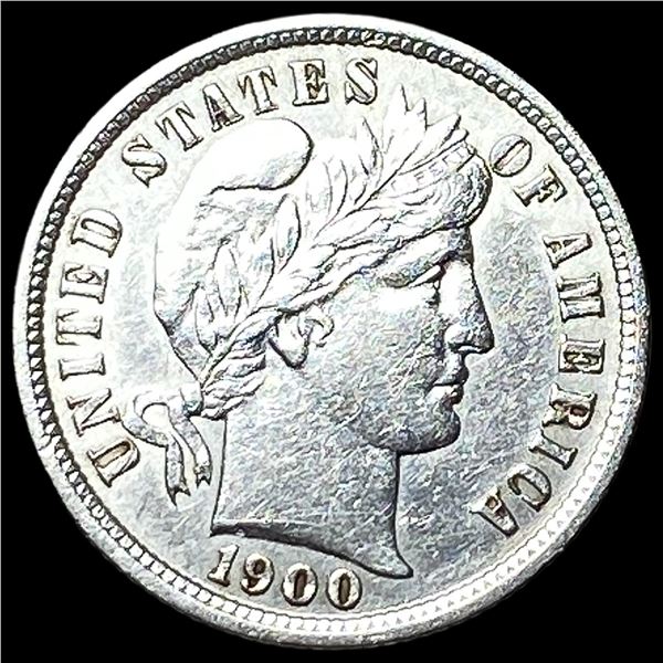 1900-S Silver Barber Dime CLOSELY  UNCIRCULATED