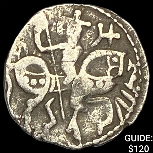 India Rajput 700-1000  Silver Jital NEARLY  UNCIRCULATED