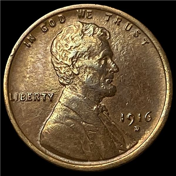 1916-D Lincoln Wheat Cent CLOSELY  UNCIRCULATED