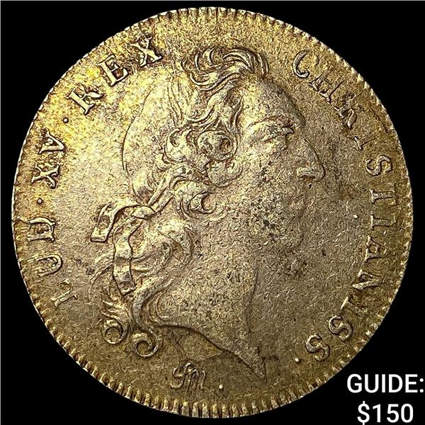 France Louis XV 1715-1774 Silver Jeton NEARLY  UNCIRCULATED