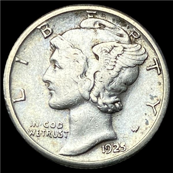 1925-S Silver Mercury Dime CLOSELY  UNCIRCULATED