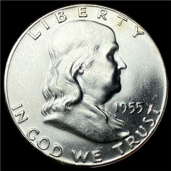 1955 Franklin Silver Half Dollar CHOICE BU