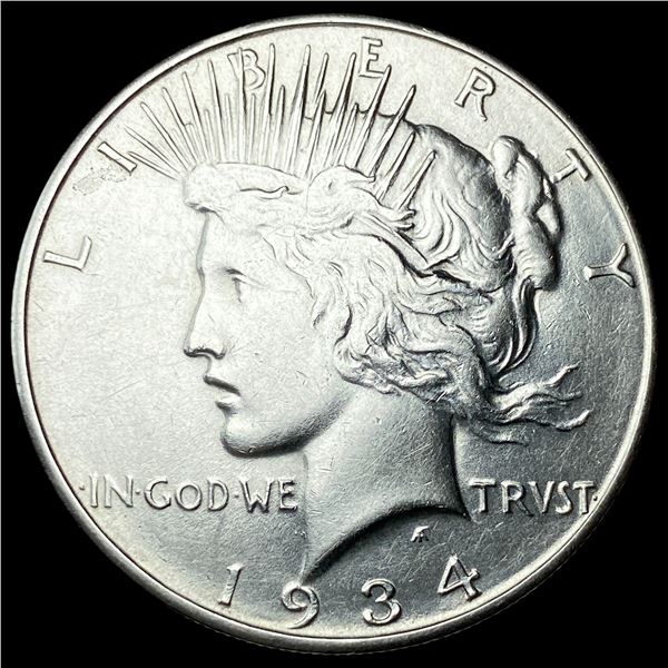 1934-D Silver Peace Dollar CLOSELY  UNCIRCULATED