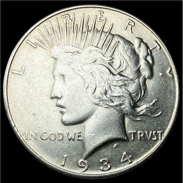 1934-D Silver Peace Dollar CLOSELY  UNCIRCULATED