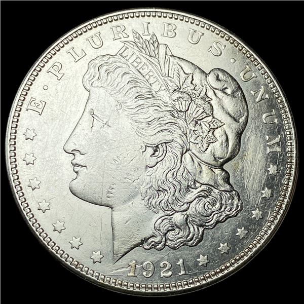 1921-D Silver Morgan Dollar CHOICE AU