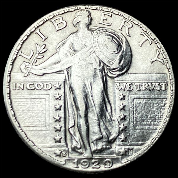 1929-S Silver Standing Liberty Quarter  CLOSELY UNCIRCULATED