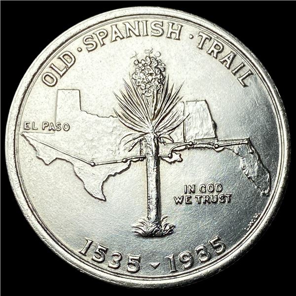 1935 Silver Old Spanish Trail Half Dollar  UNCIRCULATED