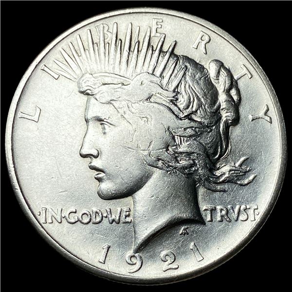1921 Silver Peace Dollar CLOSELY UNCIRCULATED