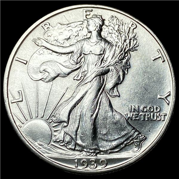1939-D Silver Walking Liberty Half Dollar  UNCIRCULATED