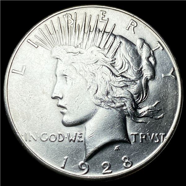 1928-S Silver Peace Dollar CLOSELY  UNCIRCULATED