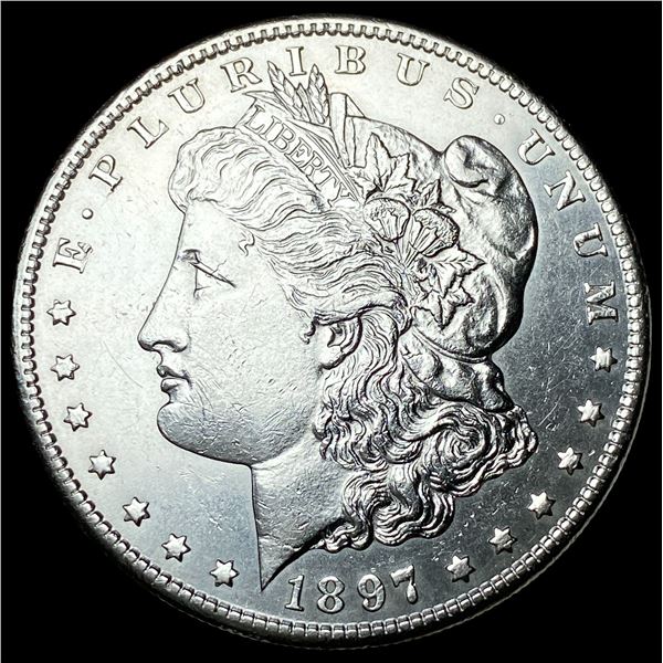 1897-S Silver Morgan Dollar GEM BU