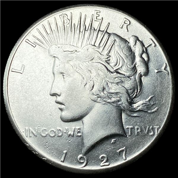 1927 Peace Silver Dollar NEARLY UNCIRCULATED