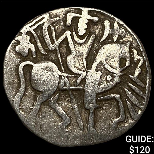 700-1000 AD India Rajput Silver Jital NEARLY  UNCIRCULATED
