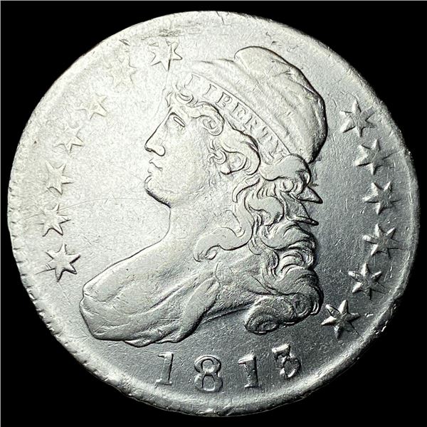 1813 Capped Bust Half Dollar CLOSELY  UNCIRCULATED